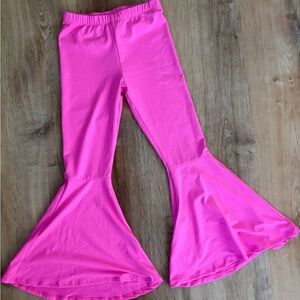 Pink Flared Kids Bottoms